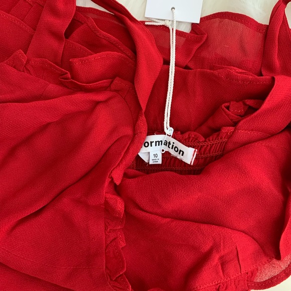 Reformation christine ruffle mini dress - Picture 7 of 11